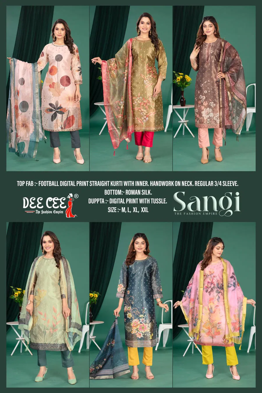 Sangi By Deecee Fancy Kurti With Bottom Dupatta Wholesale Shop In Surat